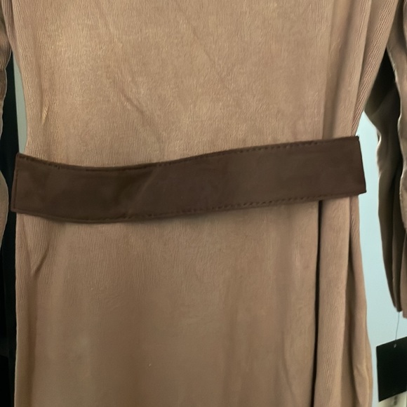 Beautiful All Cotton with Suede Shoulders — never worn. - Picture 2 of 9